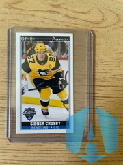 2020-21 O-Pee-Chee Premier Sidney Crosby Tallboy Yellow Border #P-48 Penguins